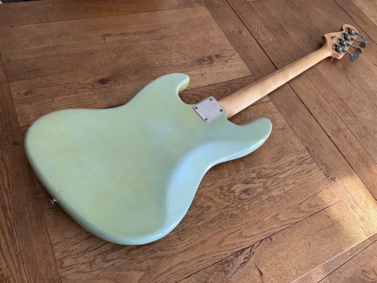 1964 Fender Jazz Bass Sonic Blue SOLD - Image 4