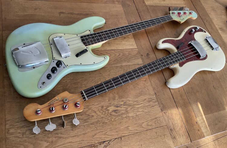 1964 Fender Jazz Bass Sonic Blue SOLD - Image 15
