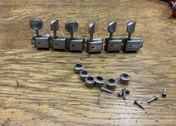 Genuine Set Of Circa 1964 Kluson Double line Tuners
