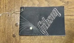 Genuine Circa 1968 Norlin Era Gibson Hang Tag Booklet Un Written.