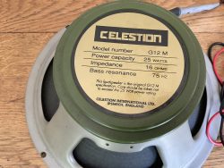 Late 1980's Early 90's Celestion G12M 16 Ohm