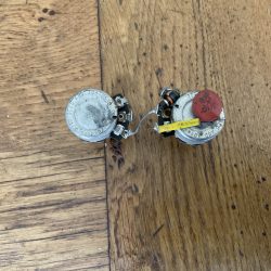 Genuine 1965 Fender Jaguar Volume And Tone Potentiometer Assembly