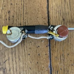 Genuine 1962 Fender Telecaster/Precision Volume And Tone Potentiometer Assembly