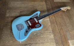1962 Fender Jaguar Daphne Blue Slab Board Jaguar