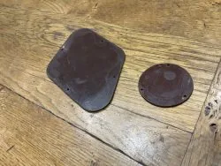 Genuine 1952-56 Gibson Les Paul Control Cavity Back Plates